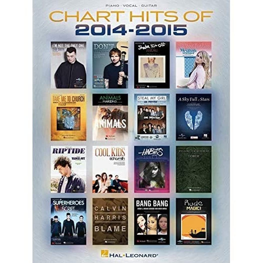 Chart Hits of 2014-2015: Piano, Vocal, Guitar