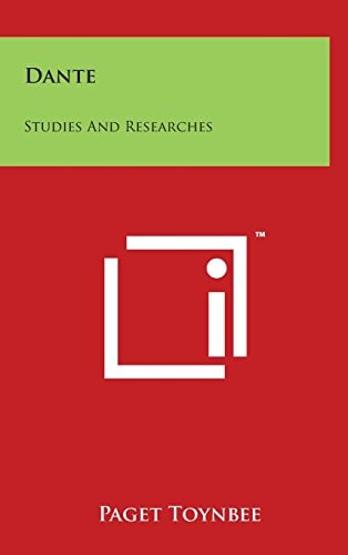 Dante Studies and Researches