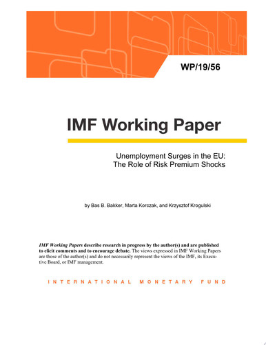 Unemployment Surges in the EU: The Role of Risk Premium Shocks