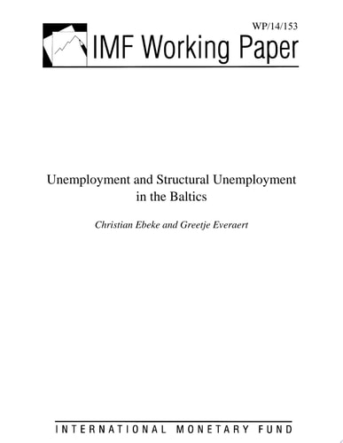Unemployment and Structural Unemployment in the Baltics
