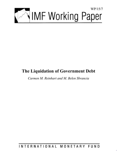 The Liquidation of Government Debt