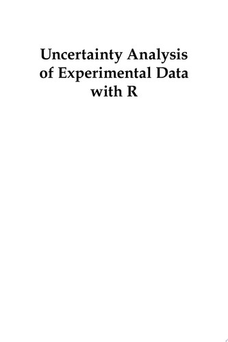 Uncertainty analysis of experimental data with R