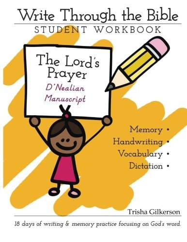 Write Through the Bible The Lord's Prayer Manuscript
