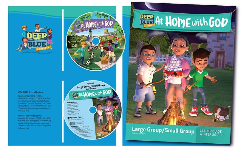 Deep Blue Connects At Home With God Large Group/Small Group Kit Winter 2018-19