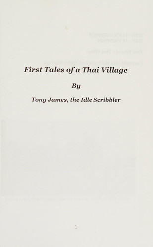 First Tales of a Thai Village