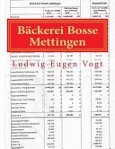 Bäckerei Bosse Mettingen