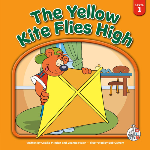 The yellow kite flies high