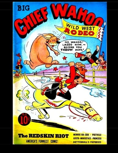 Big Chief Wahoo #5 Golden Age Humor Comic