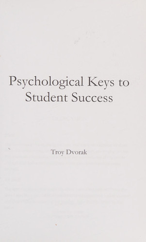 Psychological Keys to Student Success