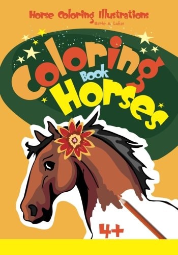 Coloring Book Horses Horse Coloring Illustrations