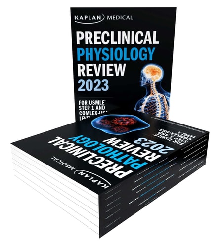 Preclinical Medicine Complete 7-Book Subject Review 2023 Lecture Notes for USMLE Step 1 and COMLEX-USA Level 1