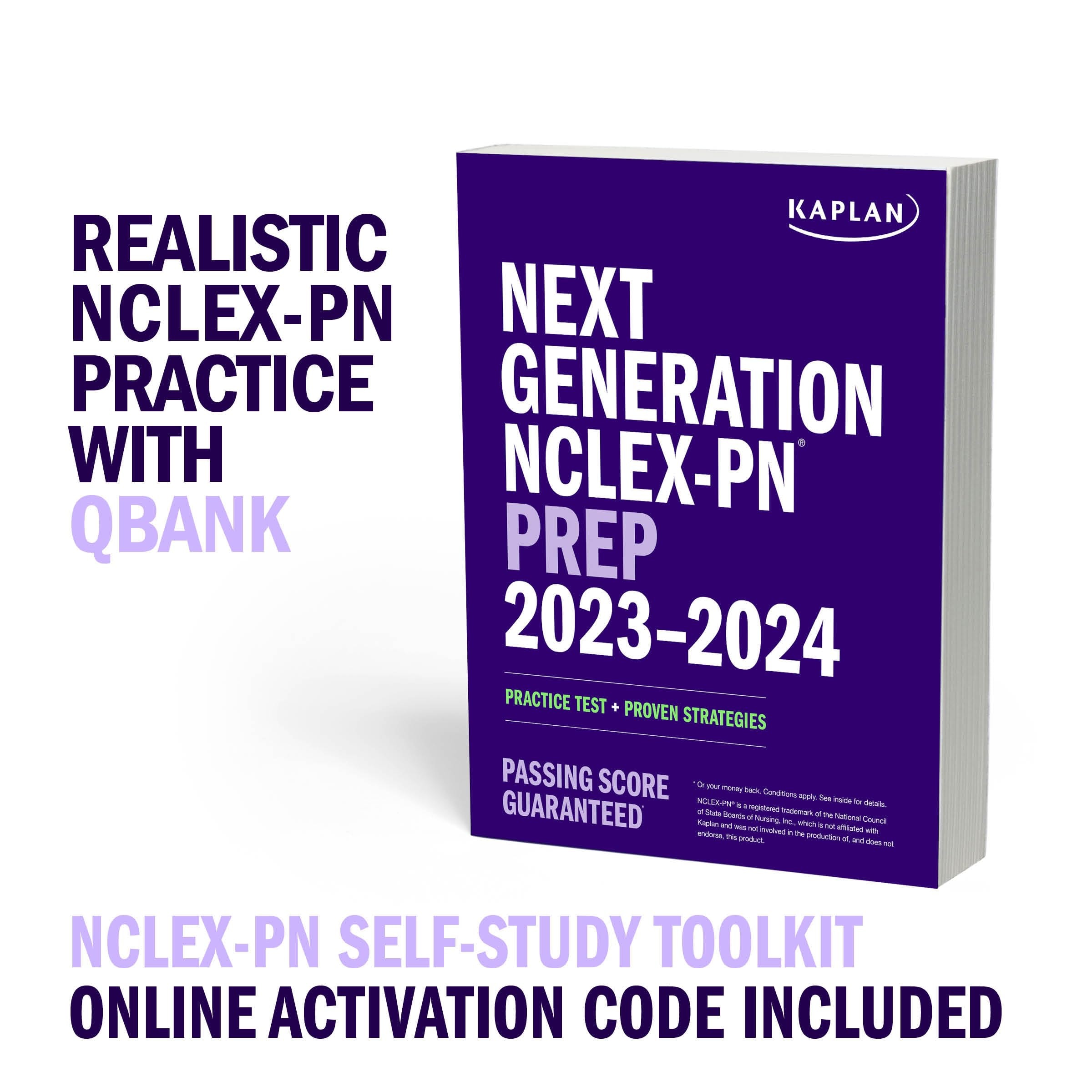 Next Generation NCLEX-PN® 2023-2024 Self-Study Toolkit: Book + 1,000-Item Qbank with Test-like Next Generation NCLEX® Practice Questions, Instant Performance Feedback, and Detailed Rationales