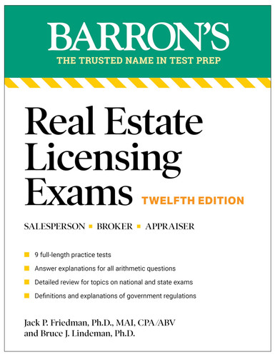 Real Estate Licensing Exams, Twelfth Edition (Barron's Test Prep)