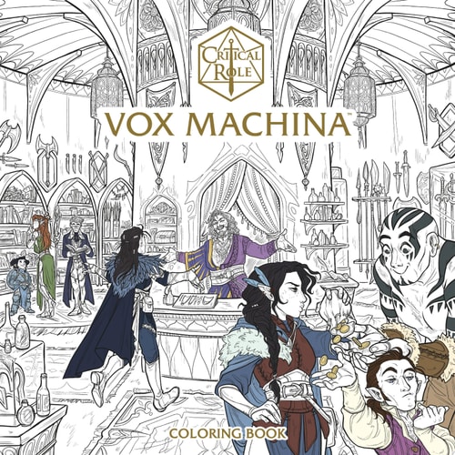 Critical Role: Vox Machina Coloring Book