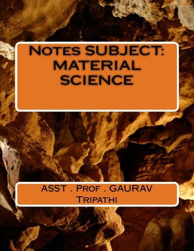 Notes SUBJECT: MATERIAL SCIENCE