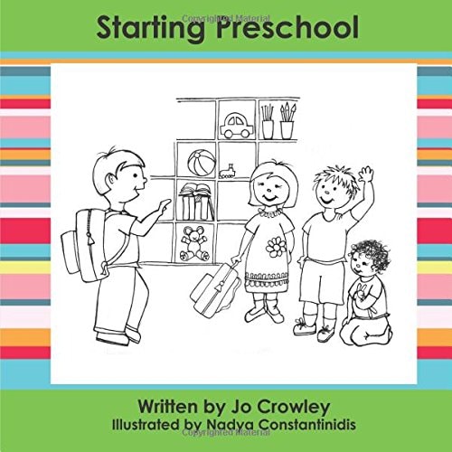 Starting Preschool A Coloring Book for Children