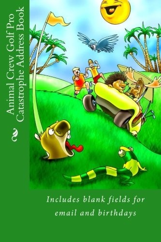 Animal Crew Golf Pro Catastrophe Address Book