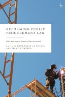 Reforming Public Procurement Law Liber Amicorum in Honour of Sue Arrowsmith