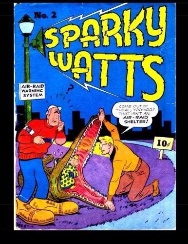 Sparky Watts #2: Golden Age Strong Funny Man 1942