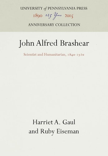 John Alfred Brashear Scientist and Humanitarian, 184-192