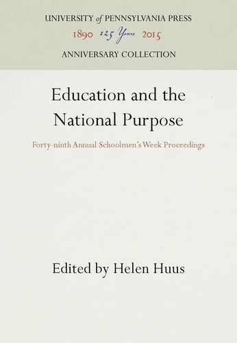 Education and the National Purpose