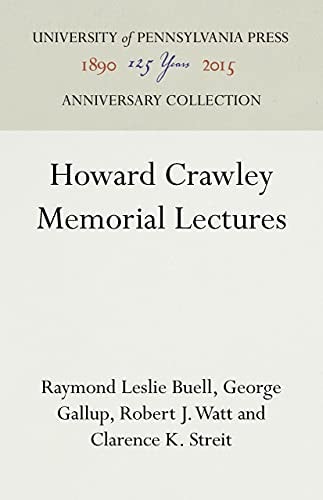 Howard Crawley Memorial Lectures