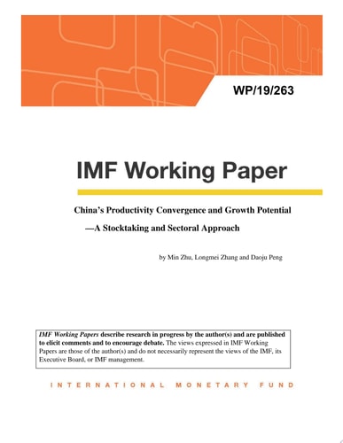 China’s Productivity Convergence and Growth Potential—A Stocktaking and Sectoral Approach