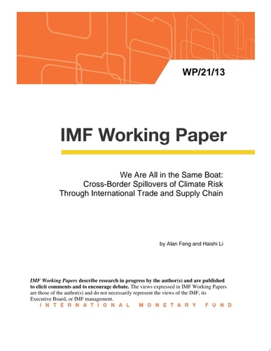 We Are All in the Same Boat: Cross-Border Spillovers of Climate Risk through International Trade and Supply Chain