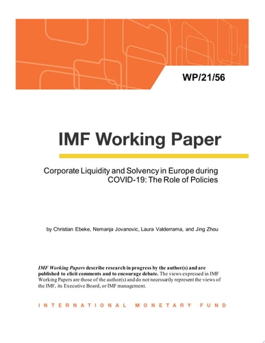 Corporate Liquidity and Solvency in Europe during COVID-19: The Role of Policies