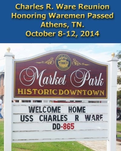 Charles R. Ware Reunion Honoring Waremen Passed Athens, TN, October 8-12 2014