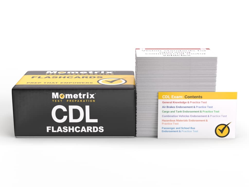 CDL Study Cards 2023-2024: CDL Exam Prep with Practice Test Questions for the Commercial Driver's License Exam