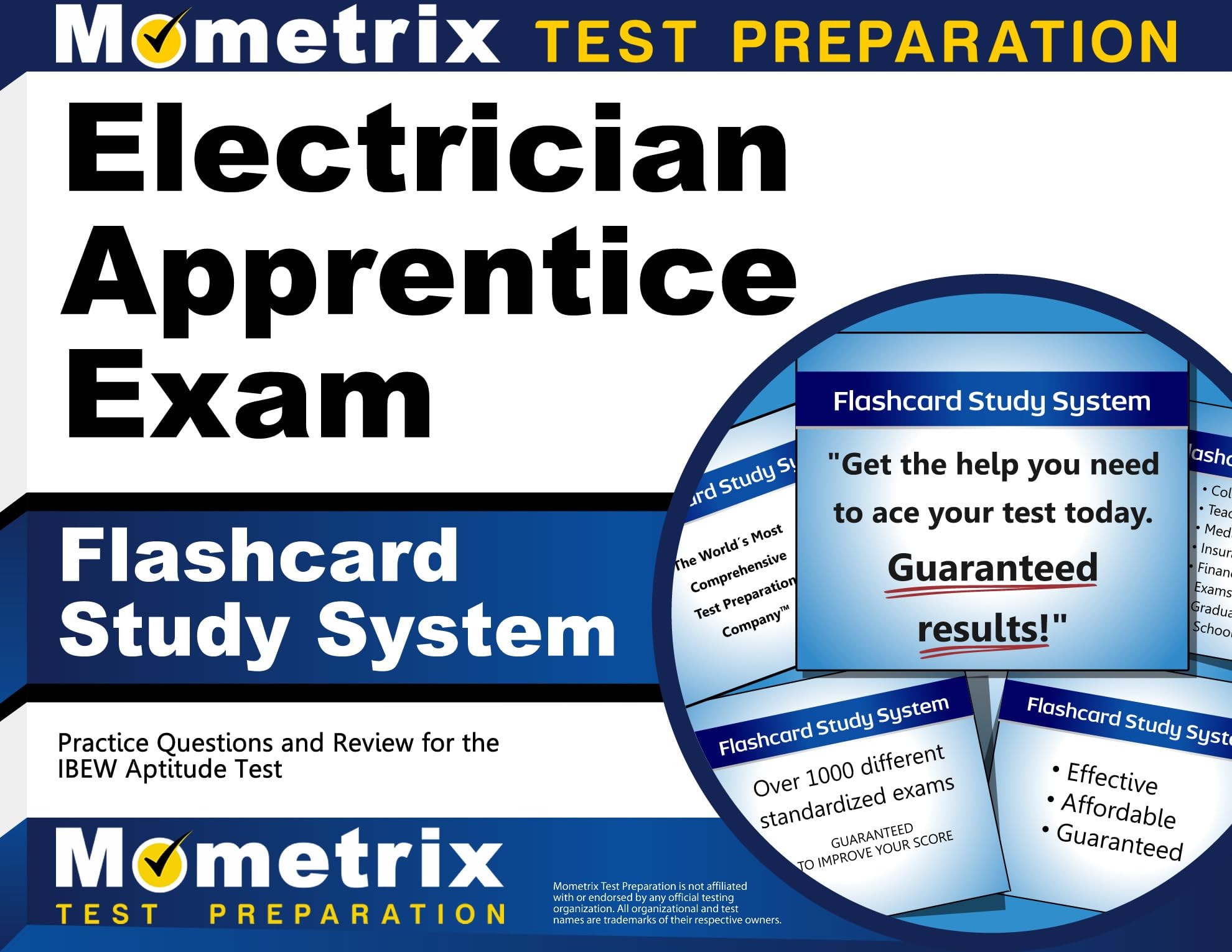 Electrician Apprentice Exam Flashcard Study System: Practice Questions and Review for the IBEW Aptitude Test
