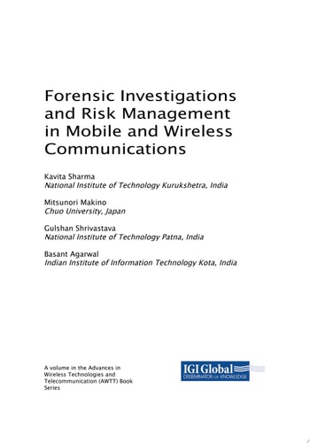 Forensic Investigations and Risk Management in Mobile and Wireless Communications