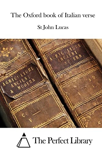 The Oxford Book of Italian Verse