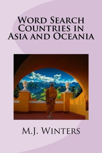 Word Search Countries in Asia and Oceania