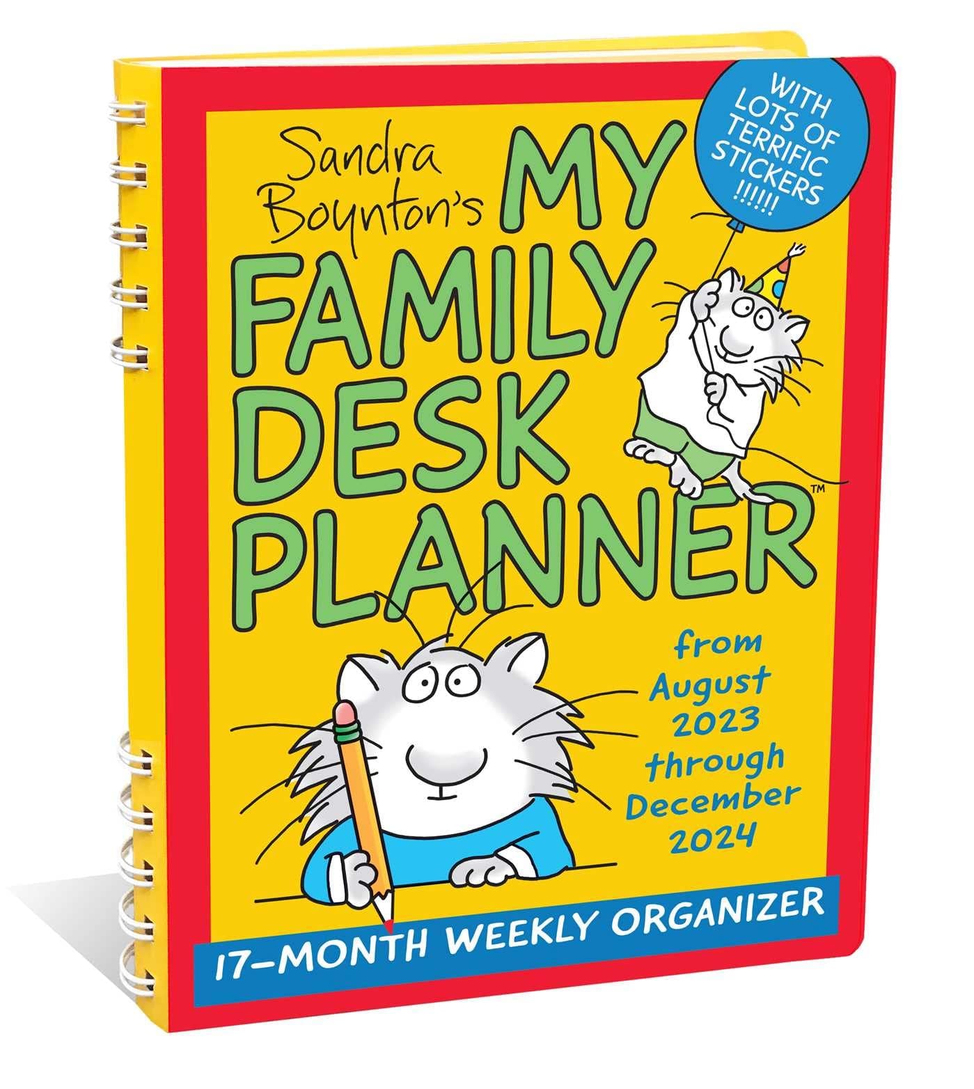 Sandra Boynton's My Family Desk Planner 2023-2024