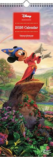 Disney Dreams Collection By Thomas Kinkade Studios 2026 Slim Calendar