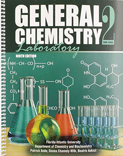 General Chemistry 2 Laboratory: CHM 2046L