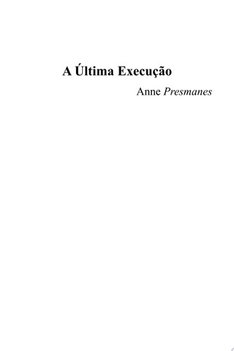 A Última Execução Conto