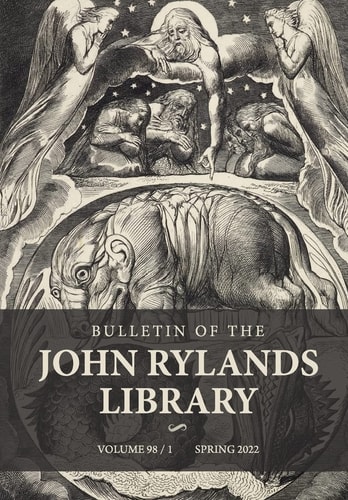 Bulletin of the John Rylands Library 98/1 The Artist of the Future Age: William Blake, Neo-Romanticism, Counterculture and Now