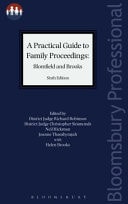 A Practical Guide to Family Proceedings Blomfield and Brooks
