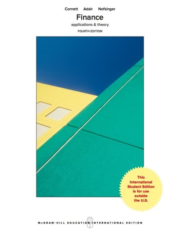Finance: Applications and Theory