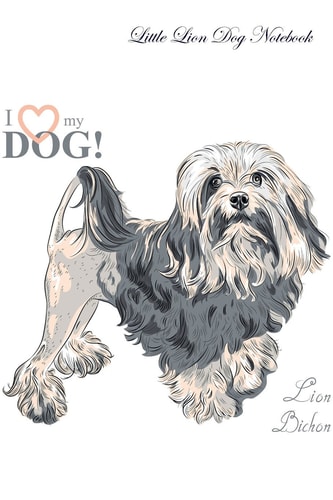 Little Lion Dog Notebook Record Journal, Diary, Special Memories, To Do List, Academic Notepad, and Much More
