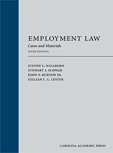 Employment Law Cases and Materials