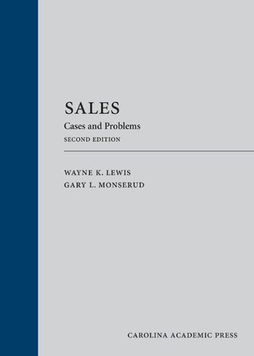 Sales: Cases and Problems