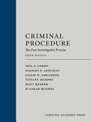 Criminal Procedure The Post-Investigative Process