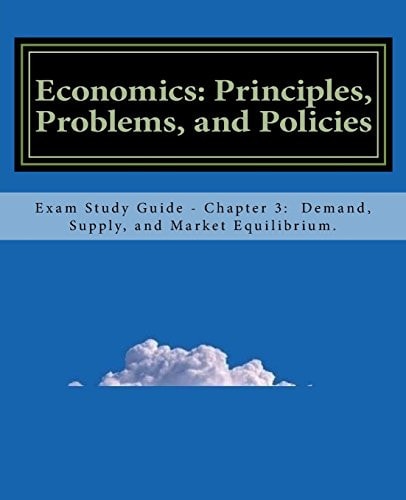 Economics: Principles, Problems, and Policies Exam Study Guide - Chapter 3: Demand, Supply, and Market Equilibrium