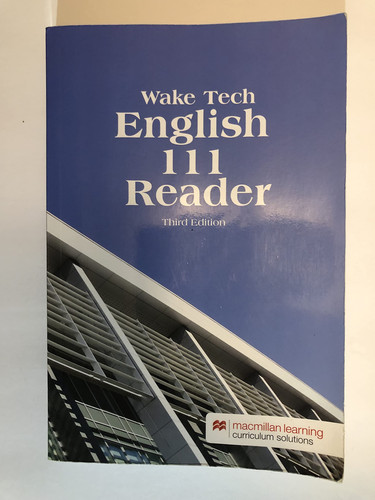 ENG 111 READER >CUSTOM<