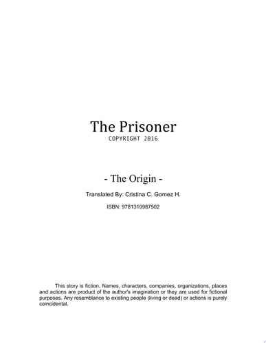 THE PRISONER #1 THE ORIGIN