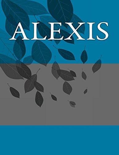 Alexis Personalized Journals - Write in Books - Blank Books You Can Write In